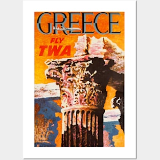 Vintage Travel Poster - Greece Posters and Art